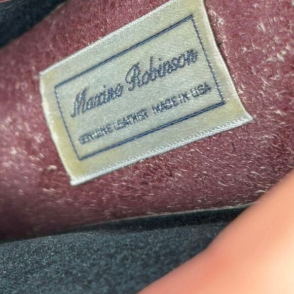 Vintage Maxine Richardson leather burgundy portfolio briefcase USA made - Picture 12 of 15